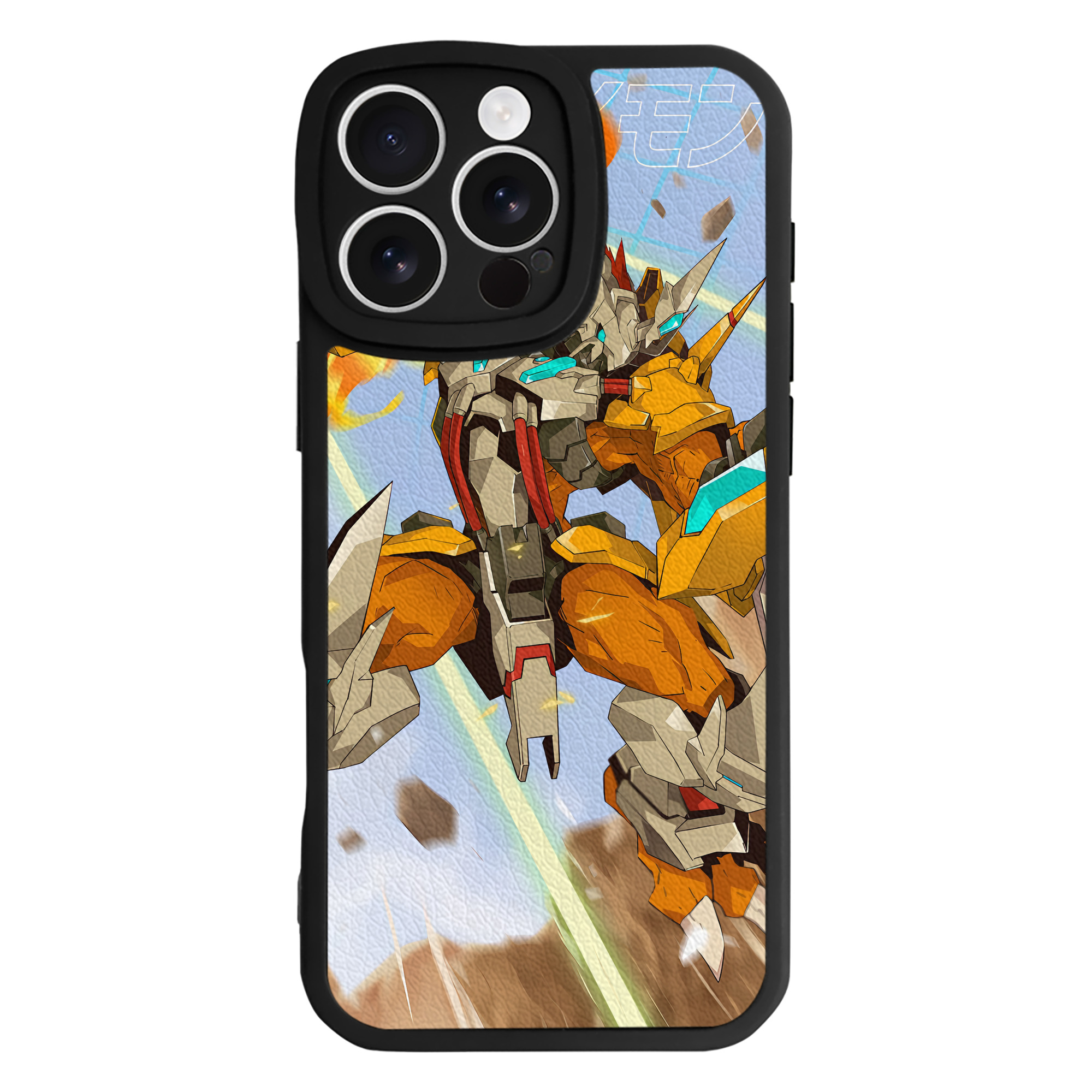 （画像用） Digimon デジタルモンスター/デジモン 【iPhone 16シリーズ対応】シリコンスマホケース（レザー調） 材質：シリコン